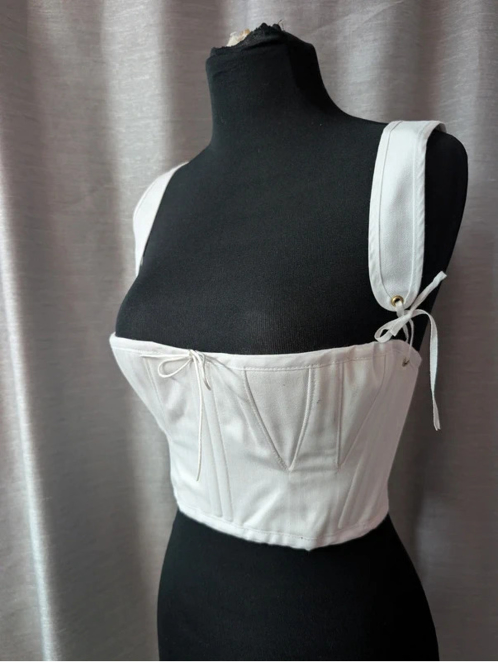 Regency Boned Short Stays Bridgerton Corset M